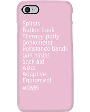 Load image into Gallery viewer, Splints Button Hook Therapy Putty Goniometer Resistance Bands Phone case
