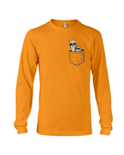 Load image into Gallery viewer, Cool Llama And Sloth In Pocket Meaningful Gift Unisex Long Sleeve
