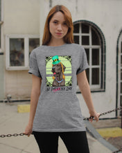 Load image into Gallery viewer, Funny Great Dane With Top Hat St Patrick's Day Gift Guys Tee
