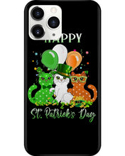 Load image into Gallery viewer, Lovely Cat And Balloons Happy St Patrick's Day Gift For Cat Lovers Phone case
