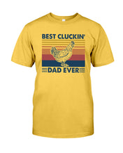 Load image into Gallery viewer, Best Cluckin' Dad Ever Retro Vintage Gift For Dad Guys Tee
