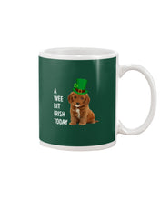 Load image into Gallery viewer, Cockapoo Irish Today Green St. Patrick's Day Printed Mug Mug
