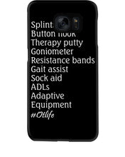 Load image into Gallery viewer, Splints Button Hook Therapy Putty Goniometer Resistance Bands Phone case
