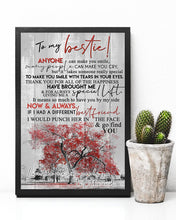 Load image into Gallery viewer, Anyone Can Make You Smile Gift For Best Friend Vertical Poster
