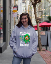 Load image into Gallery viewer, Funny Leprechaun Floss Like A Boss Shamrock Design St Patrick's Day Gift Hoodie
