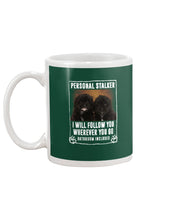 Load image into Gallery viewer, Black Pooshi Black Shipoo Personal Stalker St. Patrick's Day Printed Mug Mug

