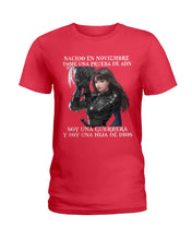 Load image into Gallery viewer, Nacido En Noviembre Tome Una Prueba De Ad Birthday Gift Ladies Tee
