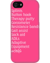Load image into Gallery viewer, Splints Button Hook Therapy Putty Goniometer Resistance Bands Phone case
