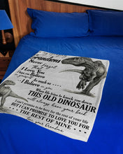 Load image into Gallery viewer, Grandma Gift For Grandson T Rex The Rest Of Mine Fleece Blanket
