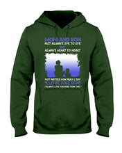 Load image into Gallery viewer, Mom And Son Always Heart To Heart Gift For Family Hoodie
