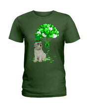 Load image into Gallery viewer, English Setter Patrick Balloons St. Patrick's Day Color Changing Mug Ladies Tee
