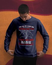 Load image into Gallery viewer, They Call Me A Lucky Man Gift For Husband Unisex Long Sleeve
