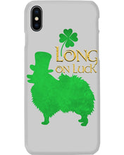 Load image into Gallery viewer, Pomeranian Long On Luck Green St. Patrick's Day Printed Mug Phone case
