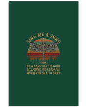 Load image into Gallery viewer, Sing Me A Song Dragonfly Retro Vintage Vertical Poster
