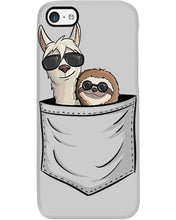 Load image into Gallery viewer, Cool Llama And Sloth In Pocket Meaningful Gift Phone case
