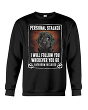 Load image into Gallery viewer, Labradoodle Personal Stalker St. Patrick's Day Printed Mug Sweatshirt
