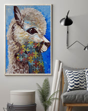 Load image into Gallery viewer, Autism Awareness Llama Gift For Autism Son Vertical Poster
