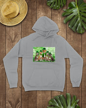 Load image into Gallery viewer, Staffordshire Leprechaun St Patrick's Day Gift For Dog Lovers Hoodie
