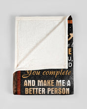 Load image into Gallery viewer, Great Universe Lion Little Too Late To Be Your First Gift For Husband Fleece Blanket
