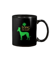 Load image into Gallery viewer, Sighthound Long On Luck Green St. Patrick's Day Printed Mug Mug
