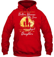 Load image into Gallery viewer, I Asked God To Make Me A Better Woman Hoodie
