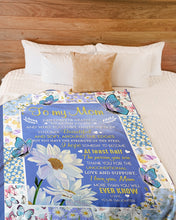 Load image into Gallery viewer, Daisy Flower The Passion You Are Gift For Mom Fleece Blanket
