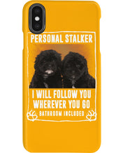 Load image into Gallery viewer, Black Pooshi Black Shipoo Personal Stalker St. Patrick's Day Printed Mug Phone case

