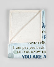 Load image into Gallery viewer, Blue Rose Daughter Gift For Mom I Will Always Be Your Girl Fleece Blanket

