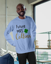Load image into Gallery viewer, Shamrock Future Mrs Collins St Patrick's Day Sweatshirt
