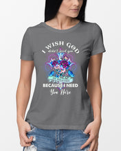 Load image into Gallery viewer, Rose Mandala Pattern I Need You Here Gift For Angel Dad Ladies Tee
