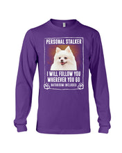 Load image into Gallery viewer, White Pomeranian Will Follow You St. Patrick's Day Printed Mug Unisex Long Sleeve
