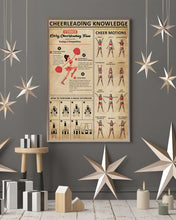 Load image into Gallery viewer, Something You Should Know About Knowledge Cheerleading Vertical Poster
