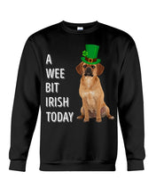Load image into Gallery viewer, Puggle Irish Today Dog Lovers St. Patrick's Day Printed Mug Sweatshirt
