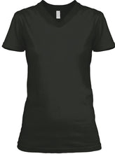 Load image into Gallery viewer, Firefighter Behind Canada Flag Gift For Firefighter Ladies V-Neck
