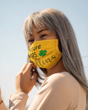 Load image into Gallery viewer, Shamrock Future Mrs Collins St Patrick's Day Cloth Face Mask
