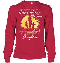 Load image into Gallery viewer, I Asked God To Make Me A Better Woman Unisex Long Sleeve
