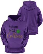 Load image into Gallery viewer, Shamrock Future Mrs Collins St Patrick's Day Hoodie
