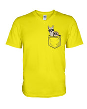 Load image into Gallery viewer, Cool Llama And Sloth In Pocket Meaningful Gift Guys V-Neck
