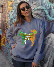 Load image into Gallery viewer, Life Is Better With Husky Around Ireland Flag Color St Patrick's Day Gift For Dog Lovers Sweatshirt
