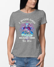 Load image into Gallery viewer, Rose Mandala Pattern I Need You Here Gift For Angel Dad Ladies Tee
