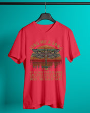 Load image into Gallery viewer, Sing Me A Song Dragonfly Retro Vintage Guys V-Neck
