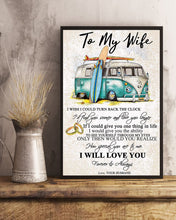 Load image into Gallery viewer, Go Camping I Will Love You Forever Gift For Wife Vertical Poster
