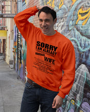 Load image into Gallery viewer, She's My Whole World Gift For Husband Sweatshirt
