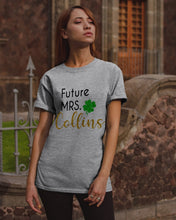 Load image into Gallery viewer, Shamrock Future Mrs Collins St Patrick's Day Guys Tee
