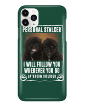Load image into Gallery viewer, Black Pooshi Black Shipoo Personal Stalker St. Patrick's Day Printed Mug Phone case

