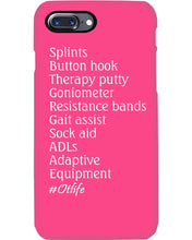 Load image into Gallery viewer, Splints Button Hook Therapy Putty Goniometer Resistance Bands Phone case
