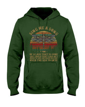 Load image into Gallery viewer, Sing Me A Song Dragonfly Retro Vintage Hoodie
