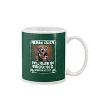 Load image into Gallery viewer, Standard Schnauzer Personal Stalker St. Patrick's Day Printed Mug Mug
