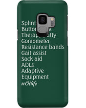 Load image into Gallery viewer, Splints Button Hook Therapy Putty Goniometer Resistance Bands Phone case
