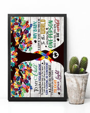 Load image into Gallery viewer, Puzzle Tree Autism Awareness Gift For Child I'll Fight For Light Vertical Poster
